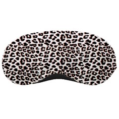 3d Leopard Print Black Brown Sleeping Mask by LoolyElzayat