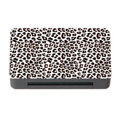 3d Leopard Print Black Brown Memory Card Reader With Cf by LoolyElzayat