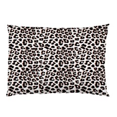 3d Leopard Print Black Brown Pillow Case (two Sides) by LoolyElzayat