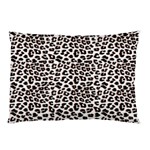 3d Leopard Print Black Brown Pillow Case (Two Sides) Back