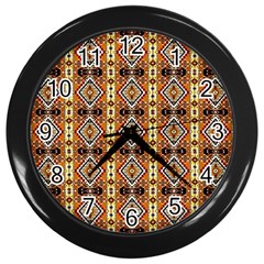 Nr-3 Colorful Wall Clock (black)