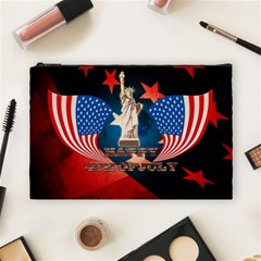 Happy 4th Of July Cosmetic Bag (large) by FantasyWorld7