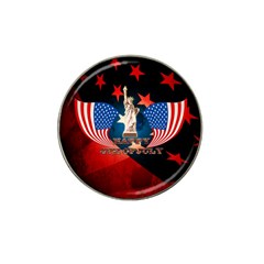 Happy 4th Of July Hat Clip Ball Marker (10 Pack) by FantasyWorld7