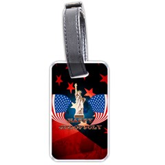 Happy 4th Of July Luggage Tag (one Side) by FantasyWorld7