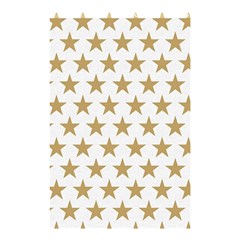 Gold Star Shower Curtain 48  X 72  (small)  by WensdaiAmbrose