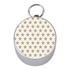 Gold Star Mini Silver Compasses by WensdaiAmbrose