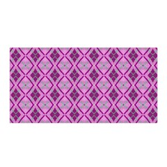 Argyle Large Pink Pattern Satin Wrap by BrightVibesDesign