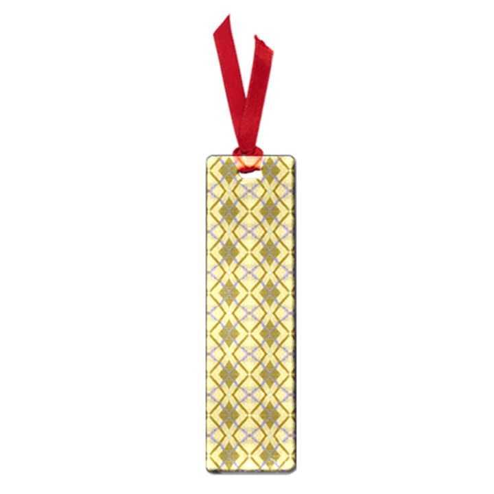 Argyle Large Yellow Pattern Small Book Marks