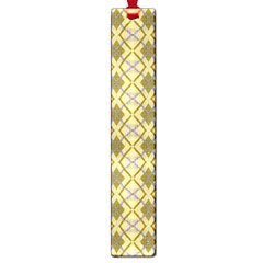 Argyle Large Yellow Pattern Large Book Marks by BrightVibesDesign