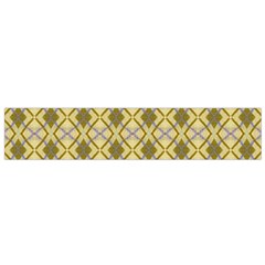 Argyle Large Yellow Pattern Small Flano Scarf by BrightVibesDesign