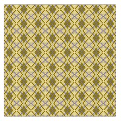 Argyle Large Yellow Pattern Large Satin Scarf (square) by BrightVibesDesign