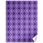 Argyle Large Purple Pattern Canvas 36  x 48  35.26 x46.15  Canvas - 1