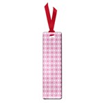 Argyle Light Red Pattern Small Book Marks Front