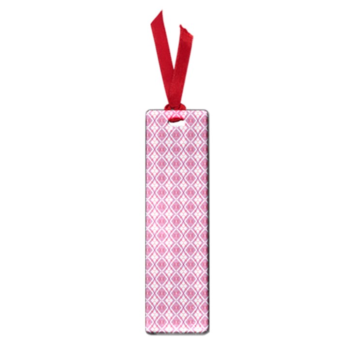 Argyle Light Red Pattern Small Book Marks