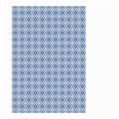 Argyle Light Blue Pattern Small Garden Flag (Two Sides)