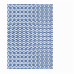 Argyle Light Blue Pattern Large Garden Flag (Two Sides)