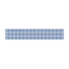 Argyle Light Blue Pattern Flano Scarf (Mini)