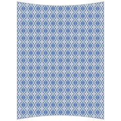 Argyle Light Blue Pattern Back Support Cushion by BrightVibesDesign