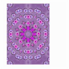 Beautiful Floral Wreaths And Flowers Around The Earth Large Garden Flag (two Sides) by pepitasart