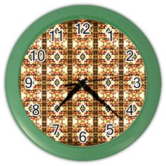 Nr-2 Colorful Color Wall Clock by ArtworkByPatrick