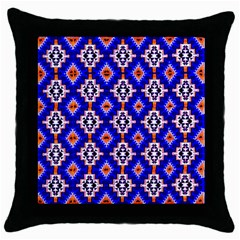 NR-7 COLORFUL Throw Pillow Case (Black)