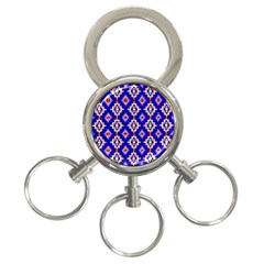 Nr-7 Colorful 3-ring Key Chain by ArtworkByPatrick