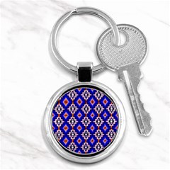 Nr-7 Colorful Key Chain (round) by ArtworkByPatrick