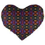 Rp 1 Large 19  Premium Flano Heart Shape Cushions Back