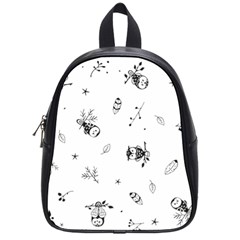 Wise And Big Eyes School Bag (small) by WensdaiAmbrose