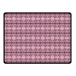 Cute Flowers Vine Pattern Pastel Coral Fleece Blanket (Small) 50 x40  Blanket Front