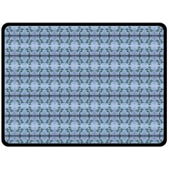 Cute Flowers Pattern Pastel Blue Double Sided Fleece Blanket (large)  by BrightVibesDesign