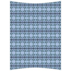 Cute Flowers Pattern Pastel Blue Back Support Cushion by BrightVibesDesign