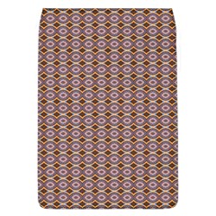 Ornate Oval  Pattern Yellow Blue Removable Flap Cover (l) by BrightVibesDesign