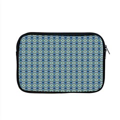 Ornate Oval  Pattern Blue Orange Apple Macbook Pro 15  Zipper Case by BrightVibesDesign