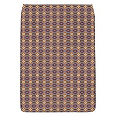 Ornate Oval Pattern Brown Blue Removable Flap Cover (L)