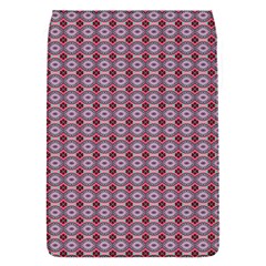 Ornate Oval  Pattern Red Pink Removable Flap Cover (s) by BrightVibesDesign