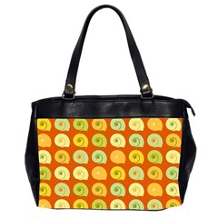 Snails Shell Oversize Office Handbag (2 Sides) by WensdaiAmbrose