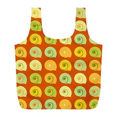 Snails Shell Full Print Recycle Bag (l) by WensdaiAmbrose