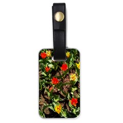 Tulips In April Luggage Tag (one Side) by Riverwoman