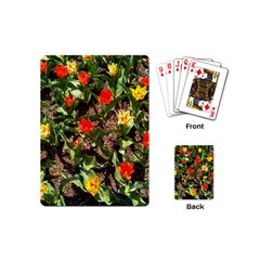 Tulips In April Playing Cards Single Design (mini) by Riverwoman