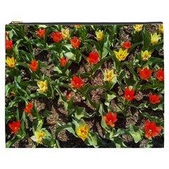 Tulips In April Cosmetic Bag (xxxl) by Riverwoman