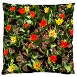 Tulips in April Standard Flano Cushion Case (Two Sides) Back