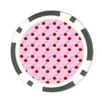 Kawaii Cherries Red Pattern Poker Chip Card Guard Back