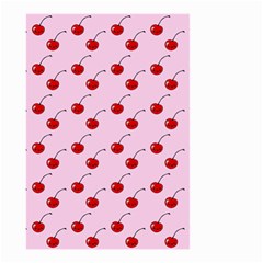 Kawaii Cherries Red Pattern Small Garden Flag (two Sides) by snowwhitegirl