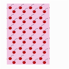 Kawaii Cherries Red Pattern Large Garden Flag (two Sides) by snowwhitegirl