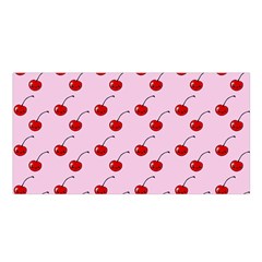 Kawaii Cherries Red Pattern Satin Shawl by snowwhitegirl