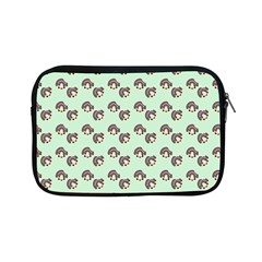 Kawaii Dougnut Green Pattern Apple Ipad Mini Zipper Cases by snowwhitegirl