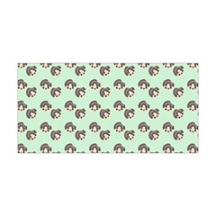 Kawaii Dougnut Green Pattern Yoga Headband by snowwhitegirl