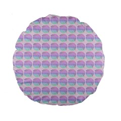 Umbrella Mandala Pattern Standard 15  Premium Round Cushions