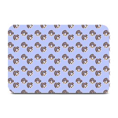 Kawaii Dougnut Blue Pattern Plate Mats by snowwhitegirl